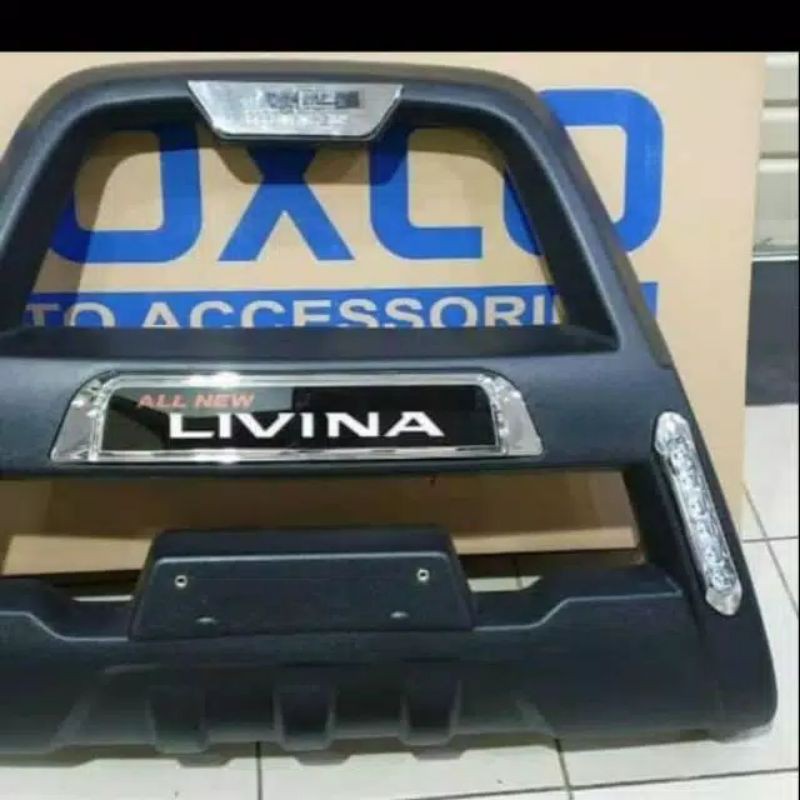 tanduk depan bumper depan all new Livina 2019 hummer with led