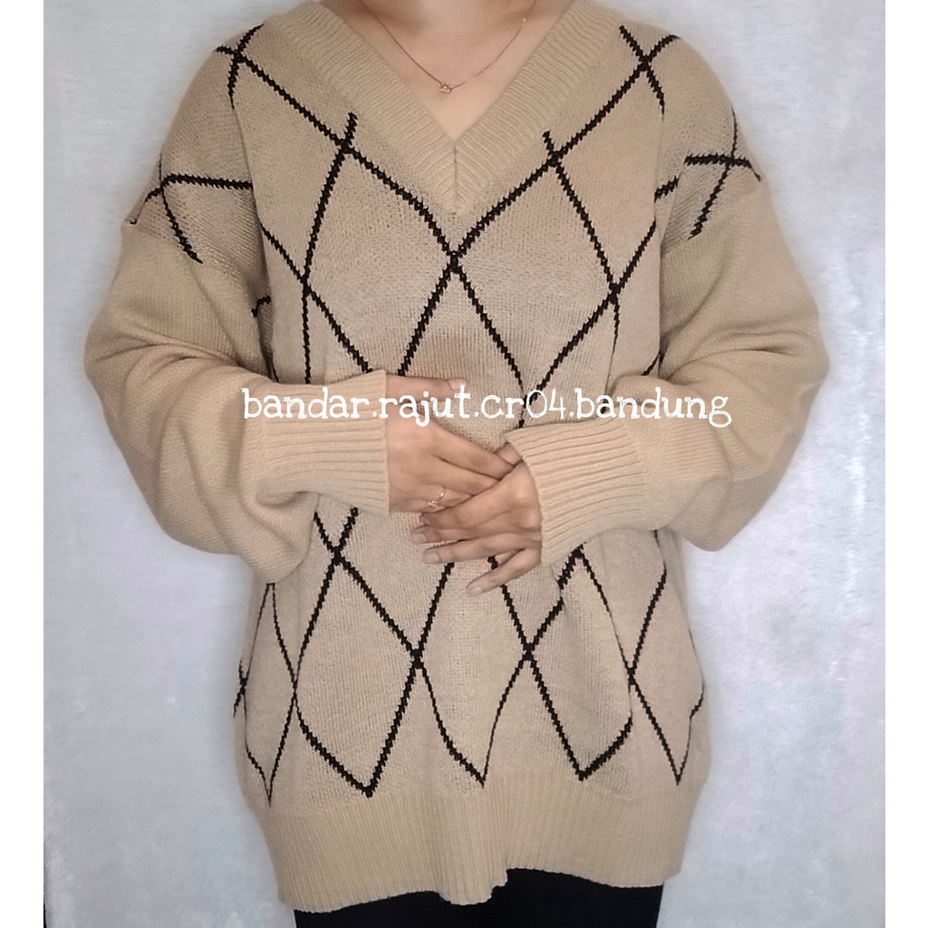 SWEATER RAJUT MINGYU/KOREAN STYLE BRANDED 7 GATE