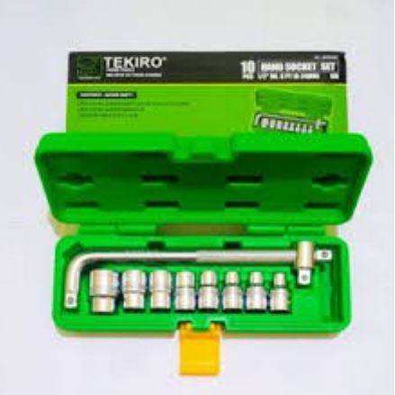 KUNCI SOCK SET 10 PCS TEKIRO HAND MATA SOK SOCKET SHOCK 6PT