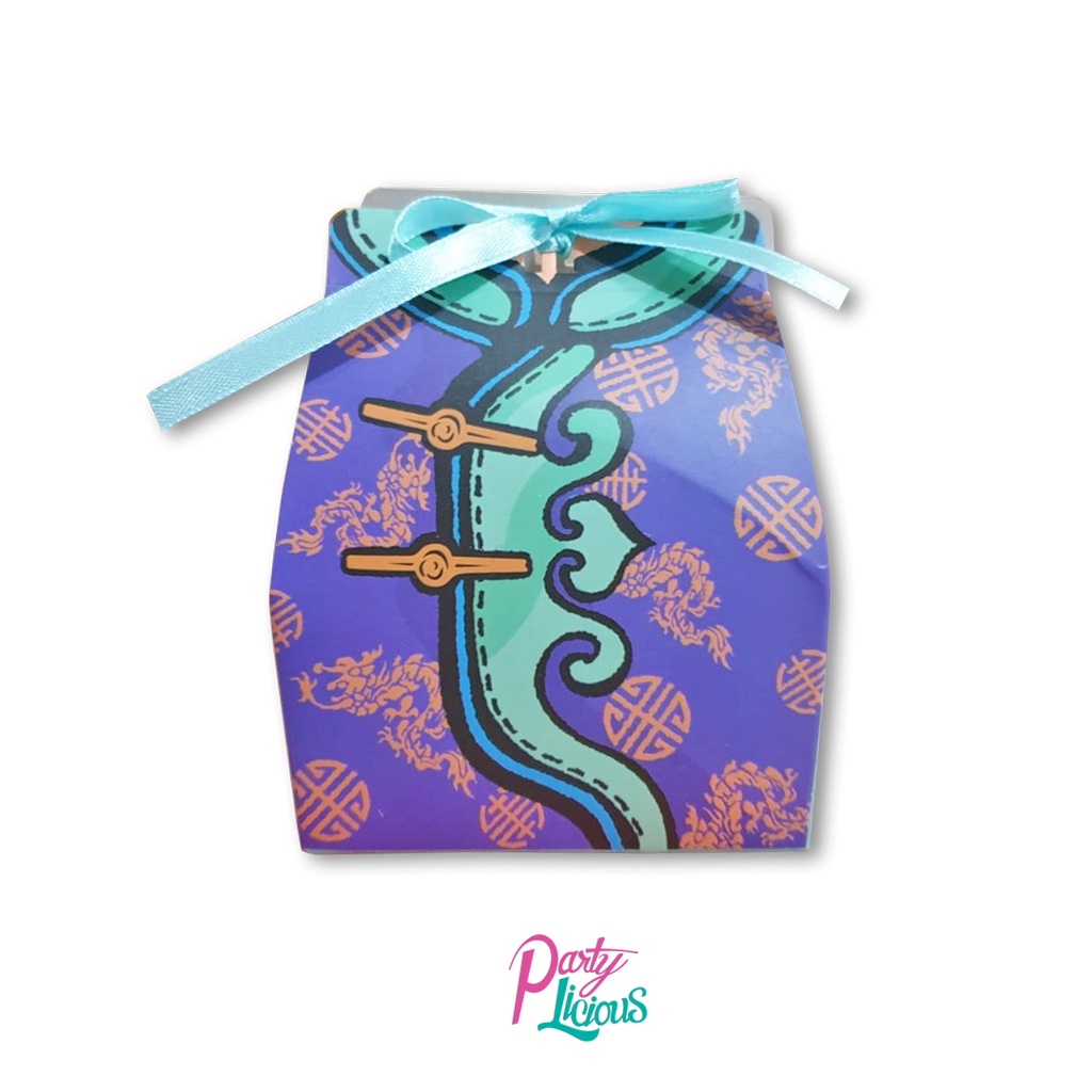 

Kotak Souvenir / Sweet box motif Imlek hijau ( Pack isi 6 pcs )