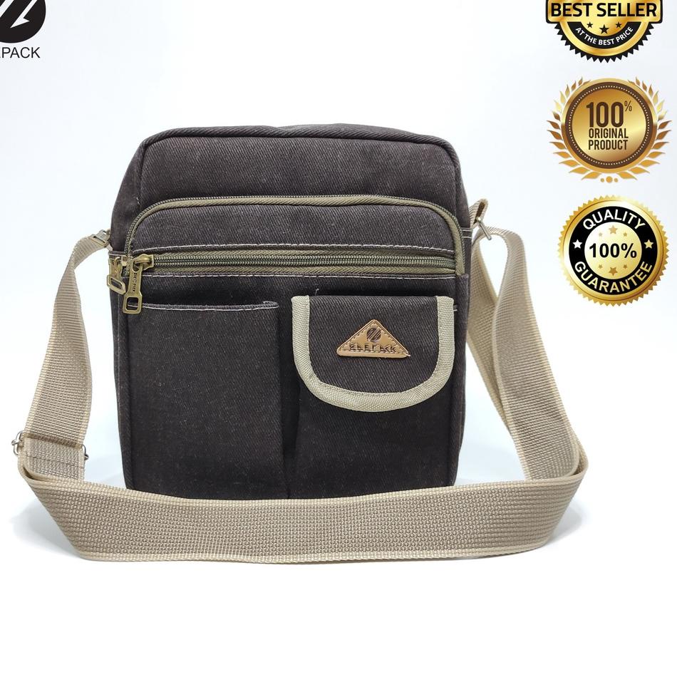 Pasti Berkualitas Tas Selempang Premium Luzio Hijau Army Baepack / Tas Selempang Pria dan wanita