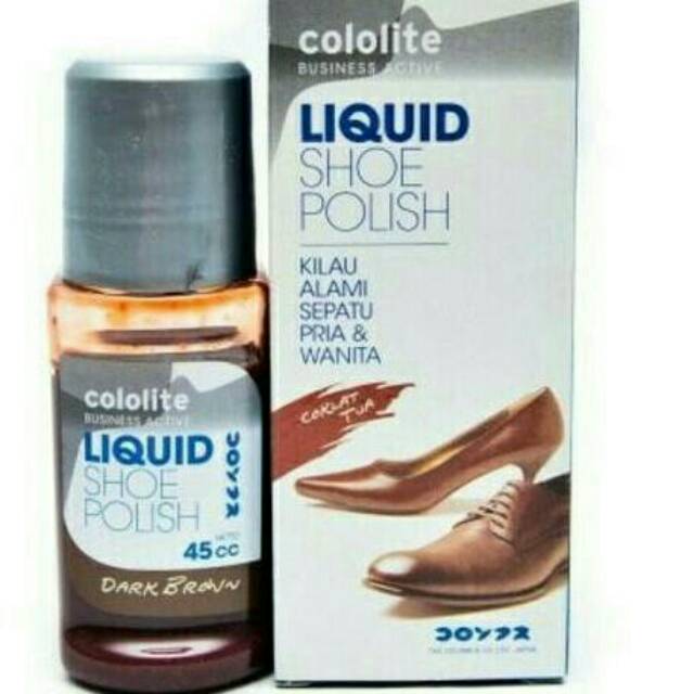Jual Semir sepatu kulit COLOLITE - Shoe Polish Dark Brown (COKLAT TUA) 45cc Indonesia|Shopee