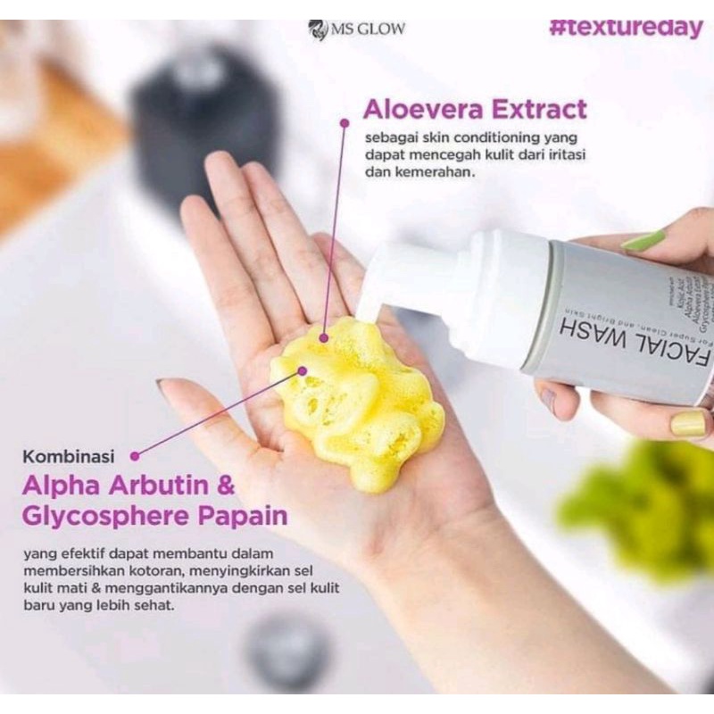 FACIAL WASH MS GLOW ORIGINAL/AGEN RESMI