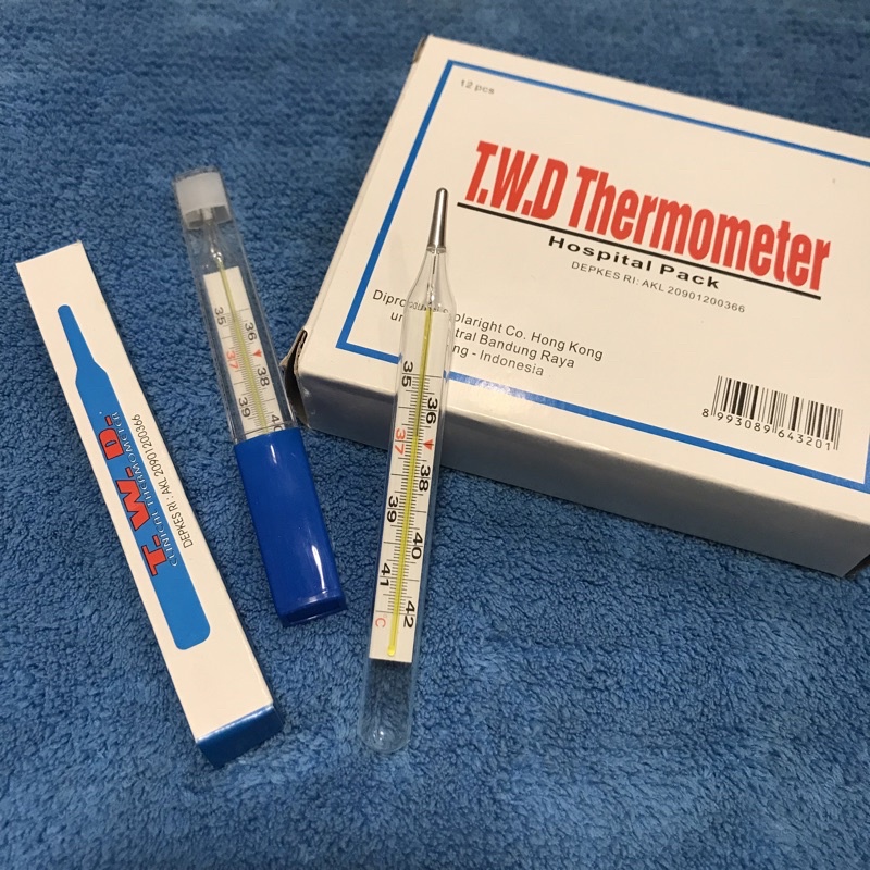 T.W.D TERMOMETER TWD TERMOMETER AIR RAKSA MURAH TERMOMETER PRAKTIKUM TERMOMETER SUHU BADAN TERMOMETE