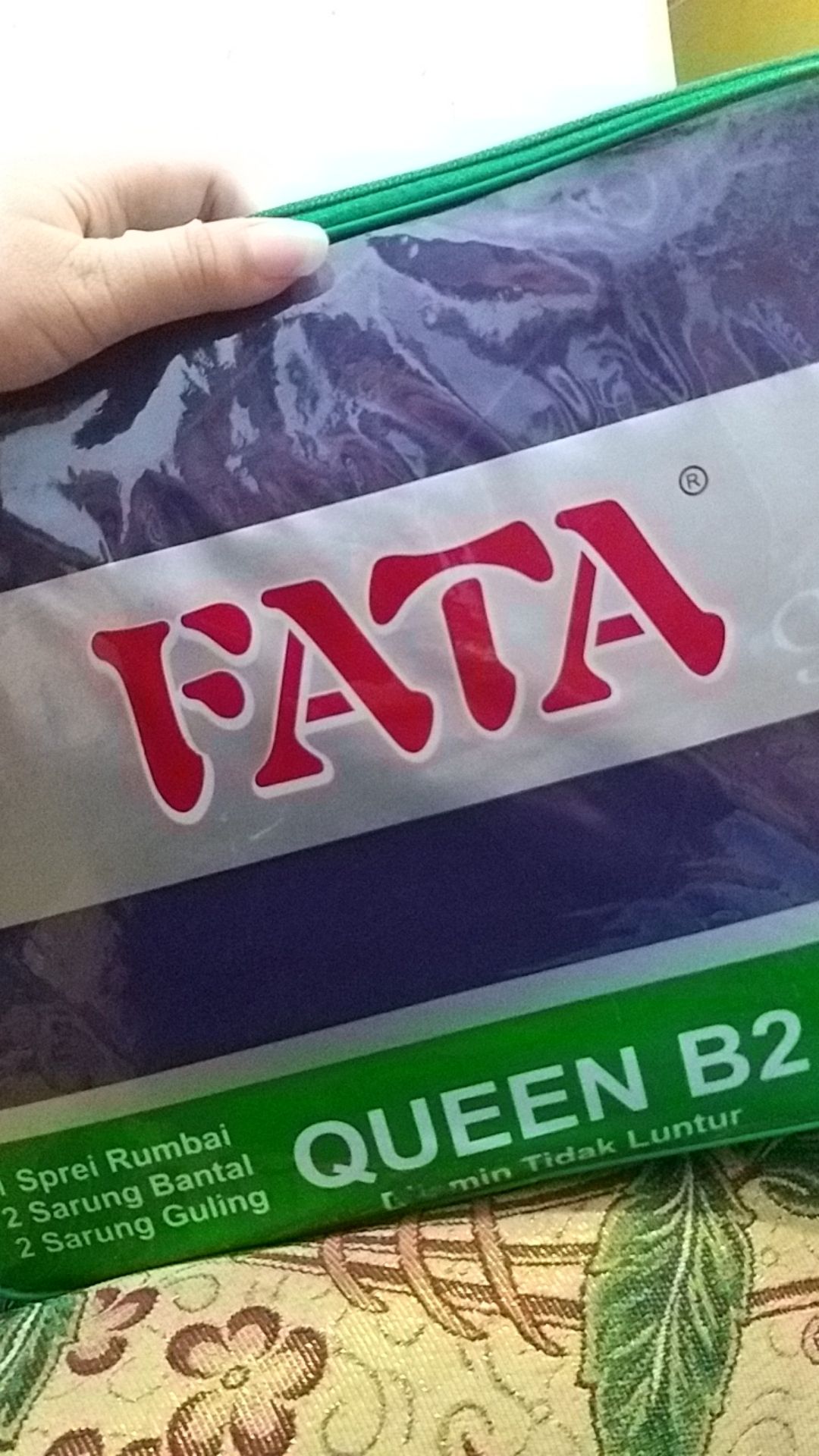 Sprei Fata Rumbai Uk 160x200 Polos Emboss