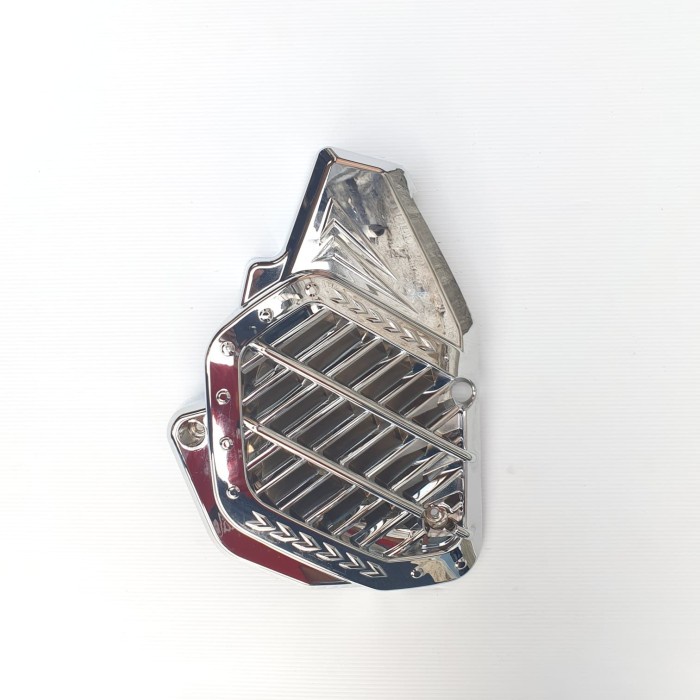 OTOMOTIF AKSESORIS MOTOR COVER TUTUP RADIATOR CHROME PCX NEW ADV 150