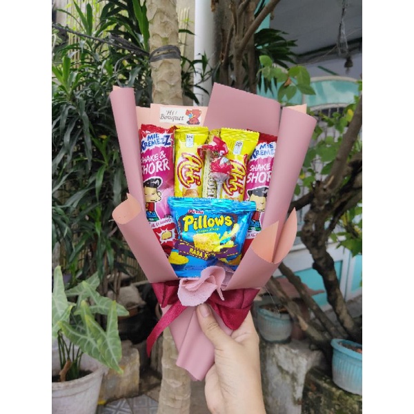 

buket Snack murah wisuda | buket jajan | buket makanan | graduation bouquet