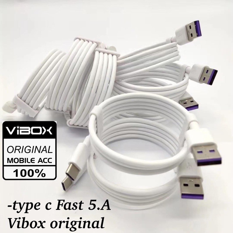 PROMO KABEL DATA VIBOX ORIGINAL 5A FAST CHARGING MICRO / TYPE C / IPH