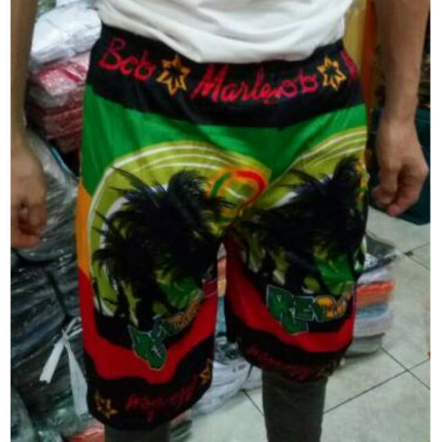 Celana boxer rasta reggae nyiur kelapa