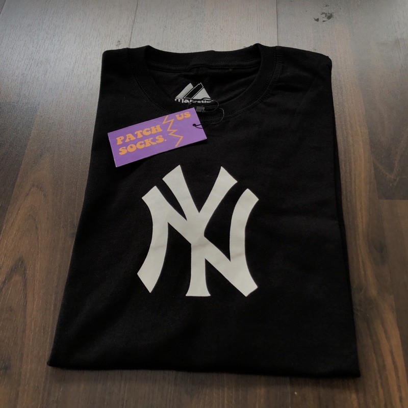  KAOS  NY  NEW YORK  BACK BASIC HITAM MIRROR 1 1 ORIGINAL 