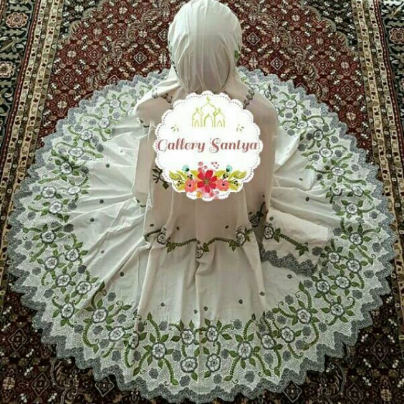 mukena bordir bukittinggi mewah