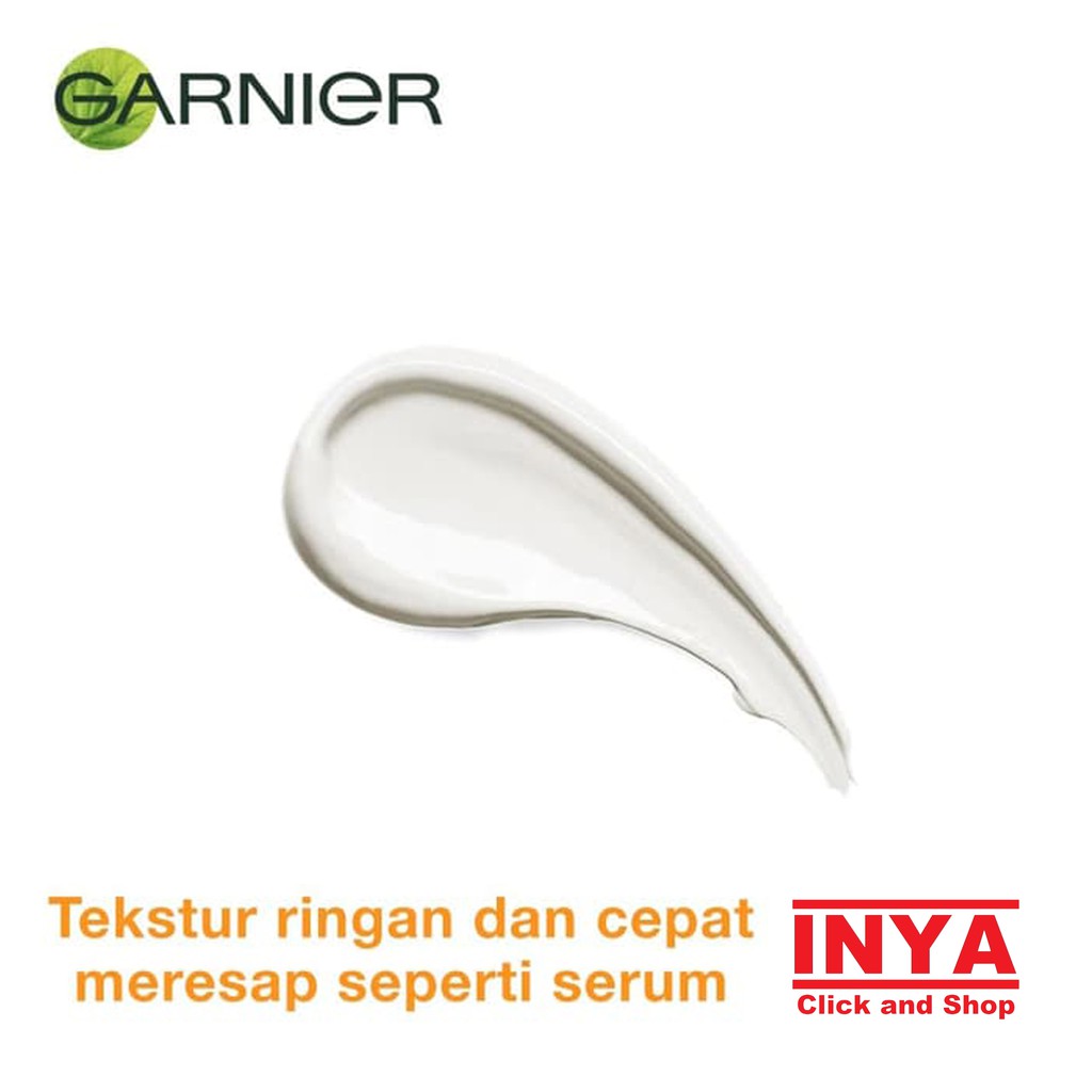 GARNIER LIGHT COMPLETE YUZU WHITENING SERUM DAY CREAM 20ml - Krim Siang Wajah