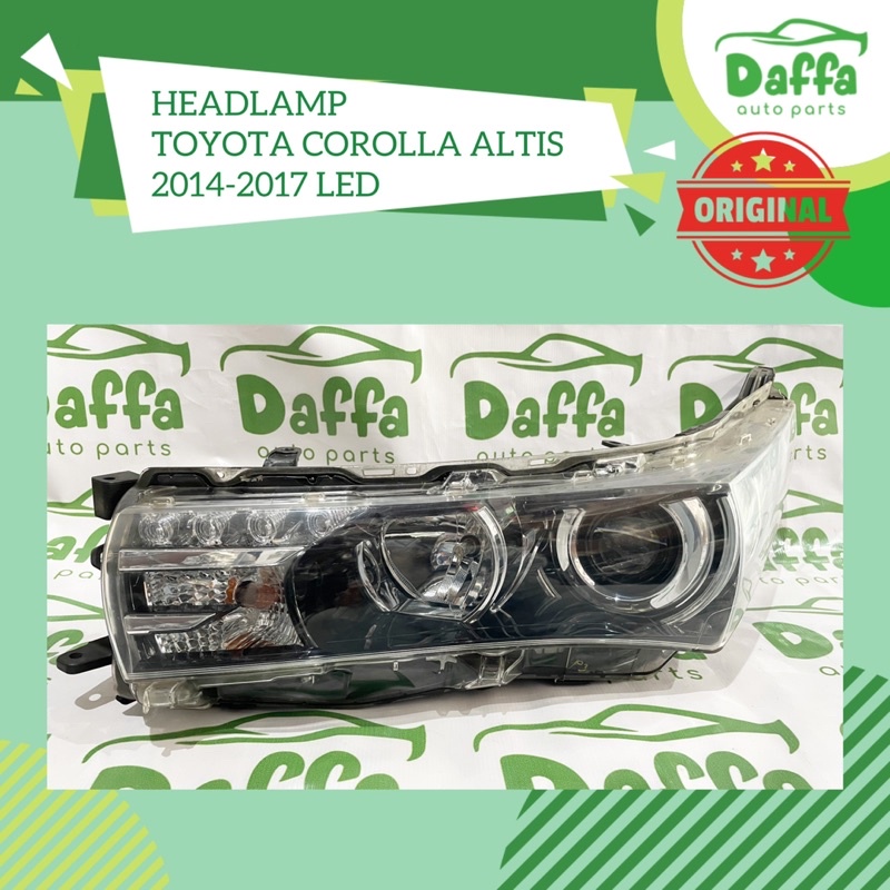Headlamp Lampu Depan Utama Mobil Toyota Corolla Altis 2014 2015 2016 2017 Led Original