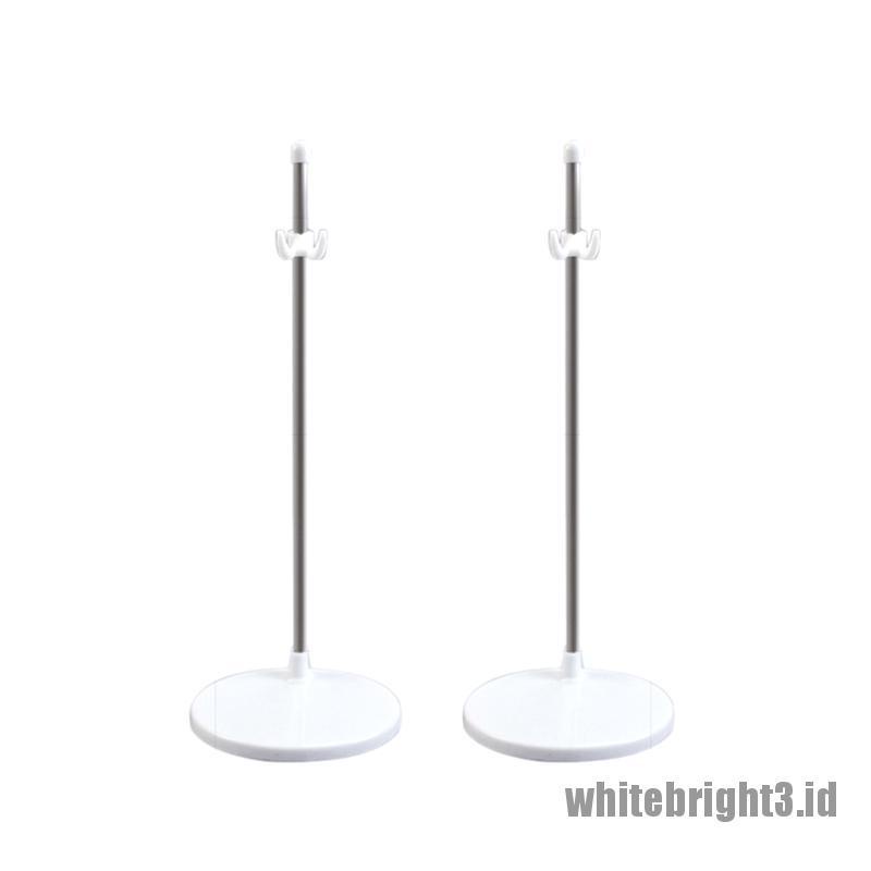 (white3) Stand Holder / Dudukan Display Boneka Ukuran 25CM High Quality