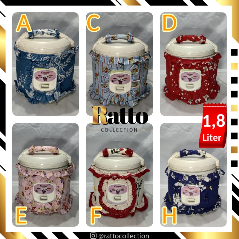 Sarung Magic Com Rice Cooker Bunga Kecil 1,8Liter