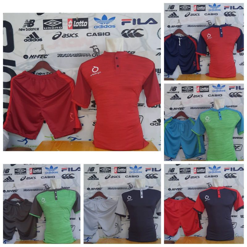 Setelan kaos futsal Jersey bola kostum team baju futsal