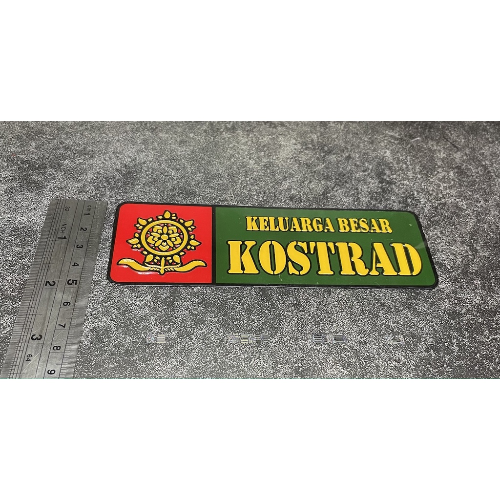 Sticker Kostrad - Stiker Kostrad - Sticker Mobil - Stiker Biasa