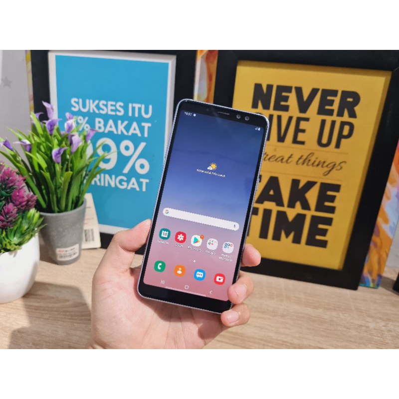 SAMSUNG A8 PLUS RAM 6/64GB SEIN DUALSIM NO MINUS