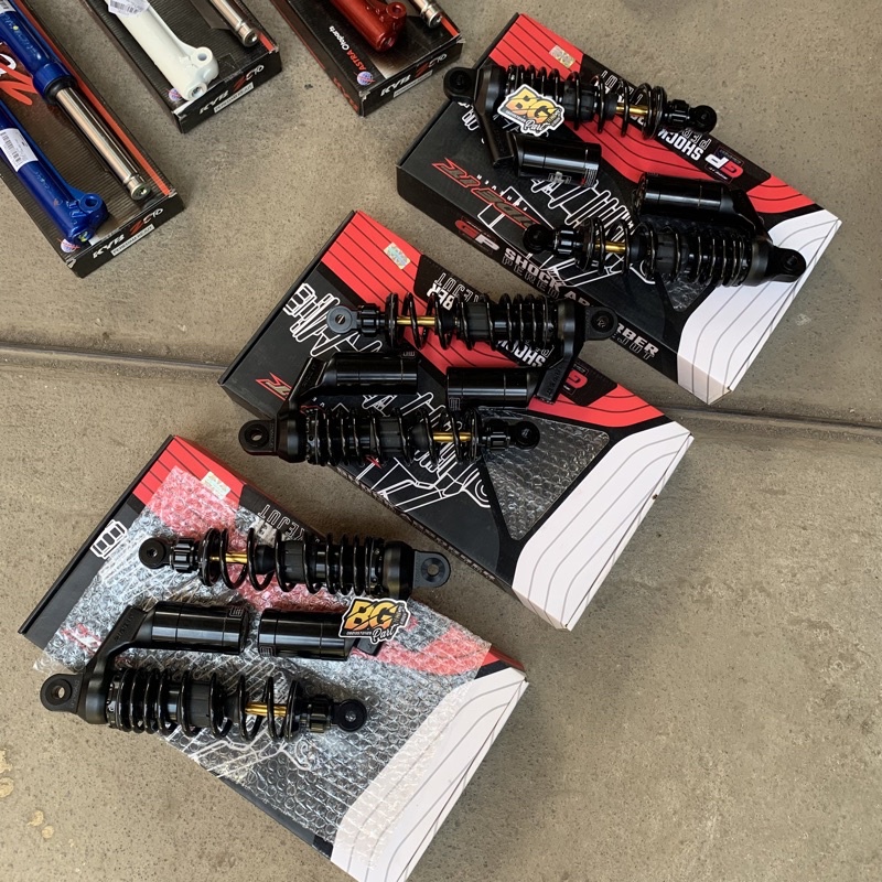 Sok Shock Skok Belakang Tabung Ride It GP Premium Hitam 280mm As Gold Jupiter Fiz r