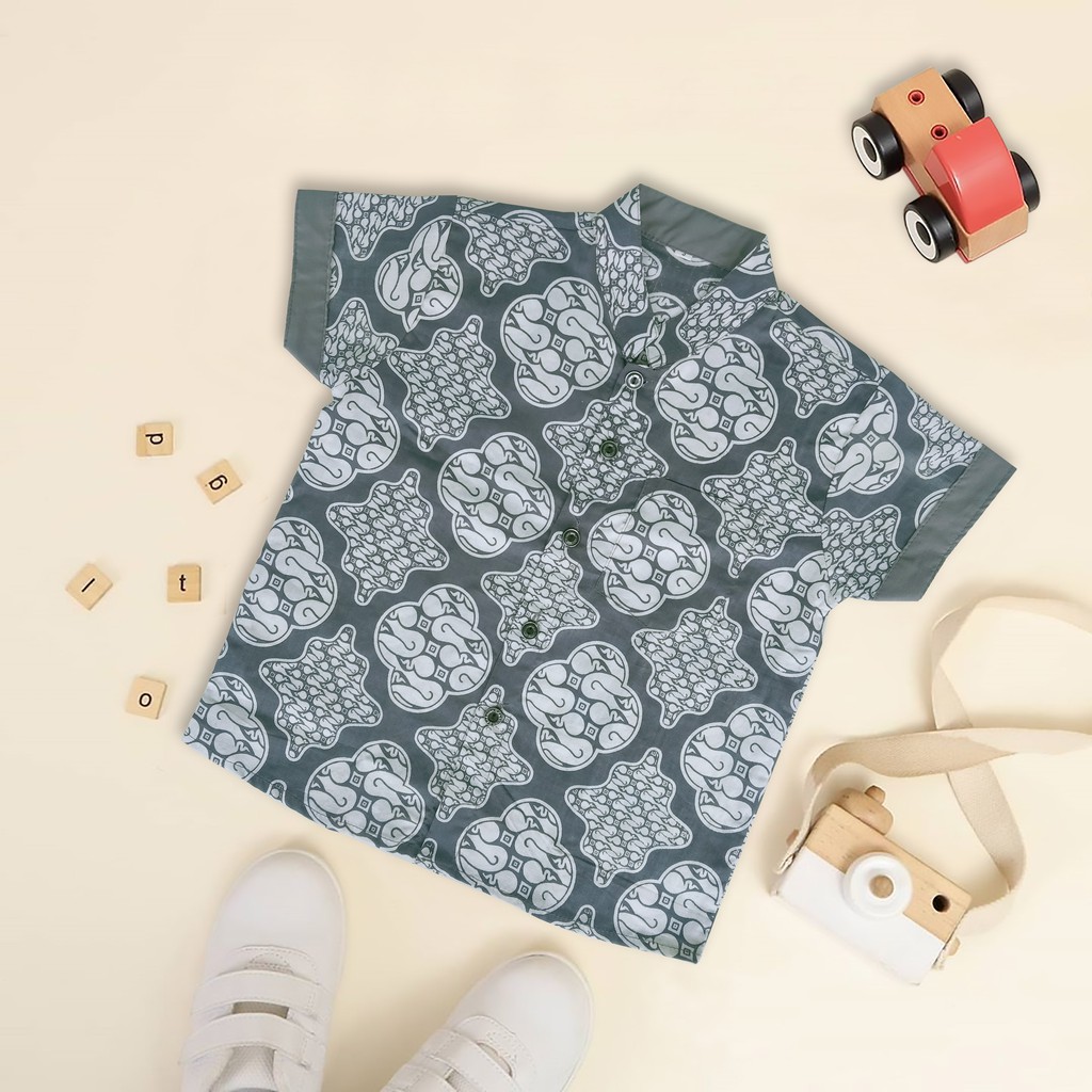 Agen Imut Batik Kemeja Batik Anak Dan Ayah Motif Gelung Dpglj6H3lr1zg