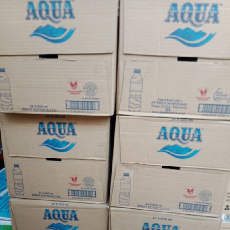 

Aqua botol 600ml 1 dus isi 24pcs