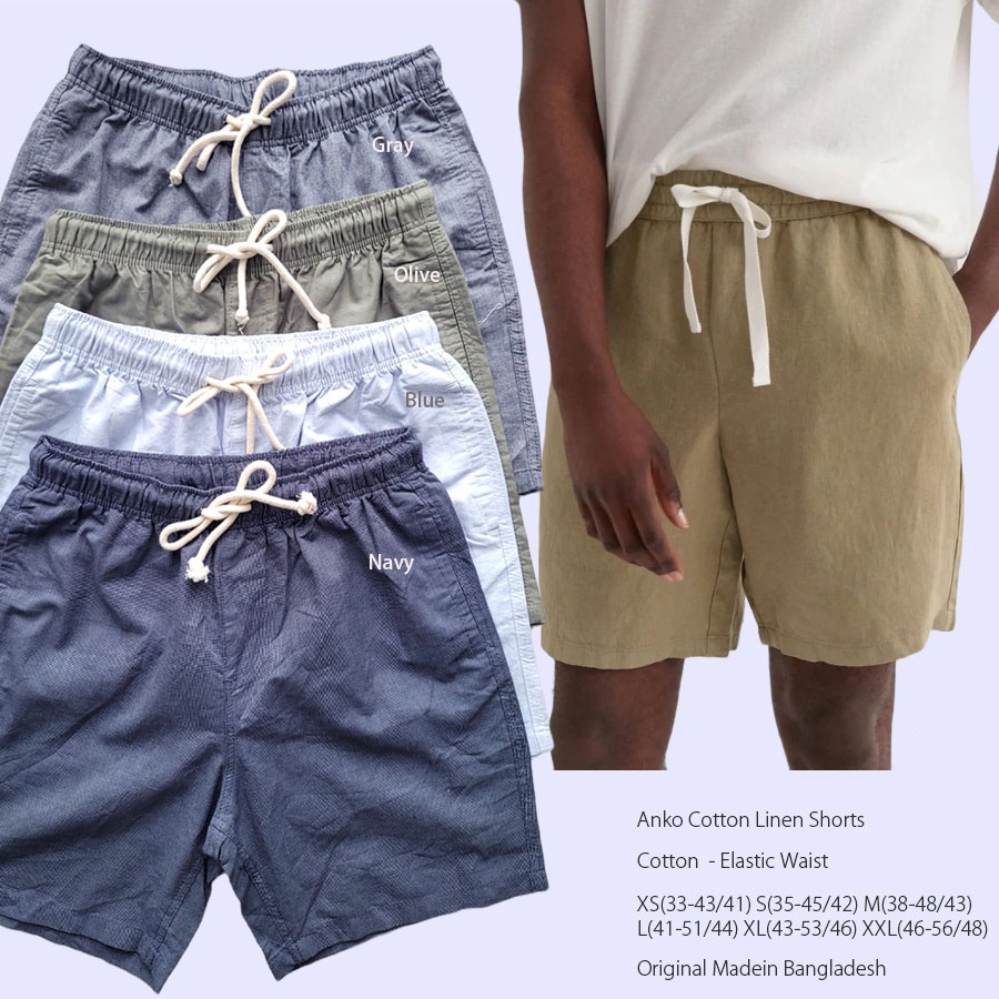 Anko Cotton Linen Shorts ( Bangladesh ori )