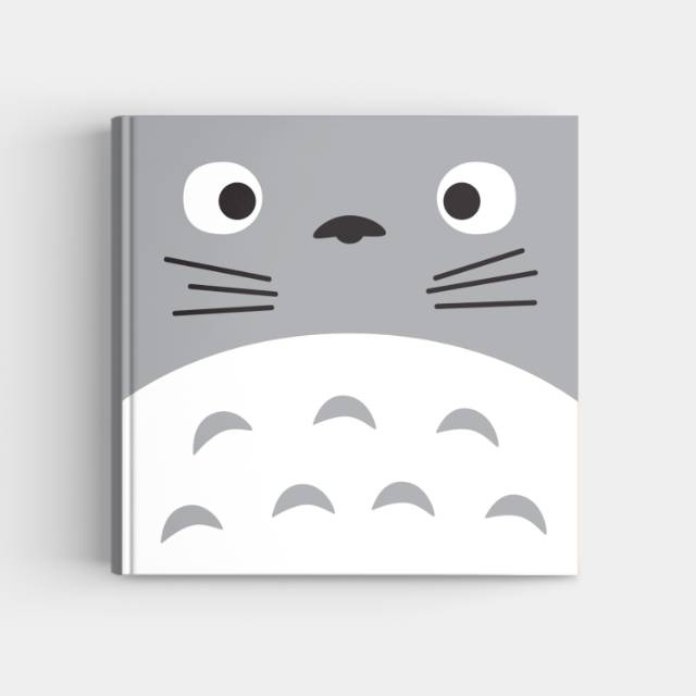 

F02 - TOTORO GREY NOTE BOOK (HARDCOVER)