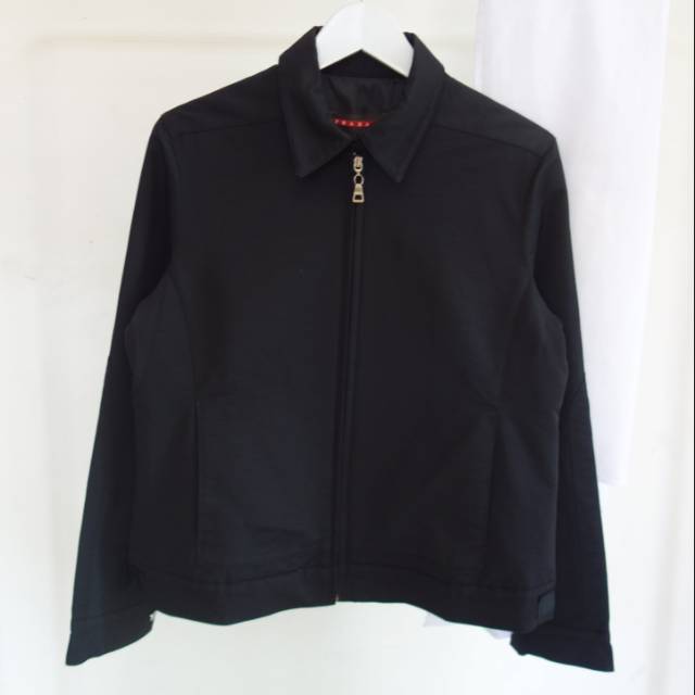 PRADA Blazer Jaket Hitam Wanita Second Branded Preloved