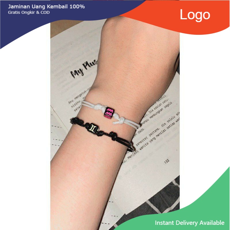 Gelang zodiak / gelang aesthetic zodiak / gelang tali goodmoodgoodthings