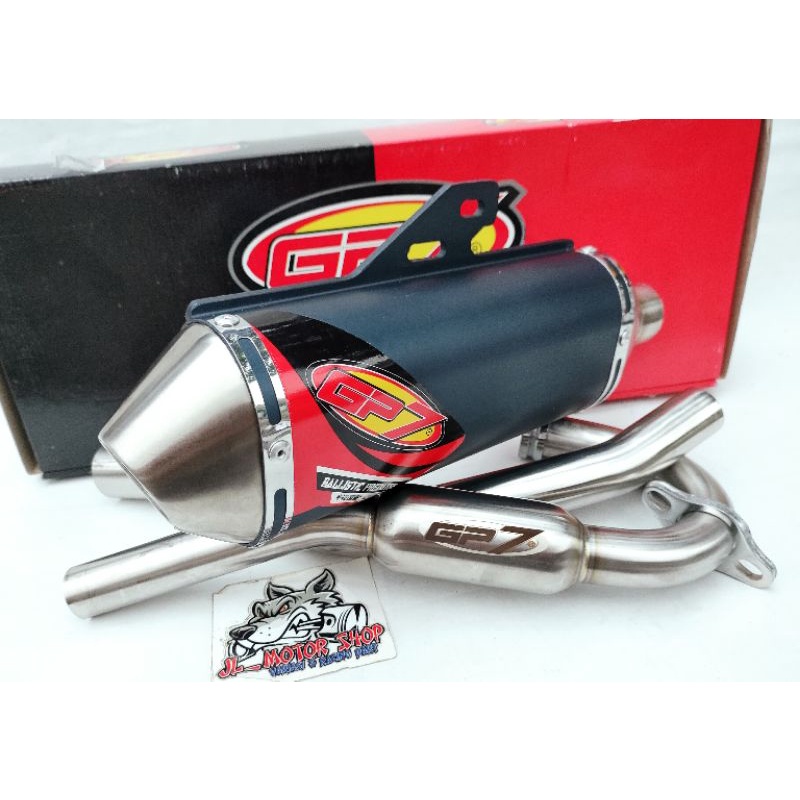 Knalpot GP7 CRF Klx 150 D-Tracker 150 CRF150  - Muffer Gp7 Klx CRF 150 - CRF150L D-Tracker Original