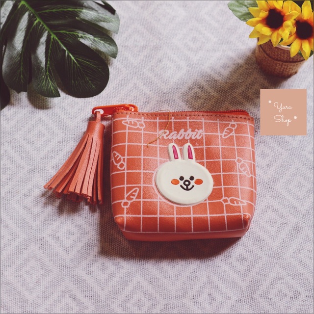 Dompet Koin Motif Kelinci | Rabbit Coin Wallet | Yurashop