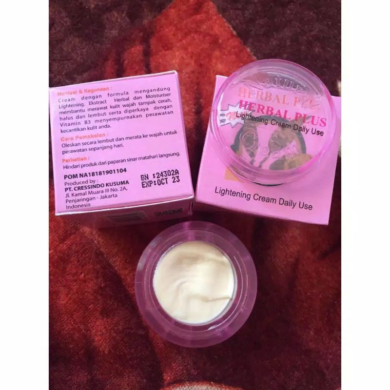 

cream herbal plus BPOM