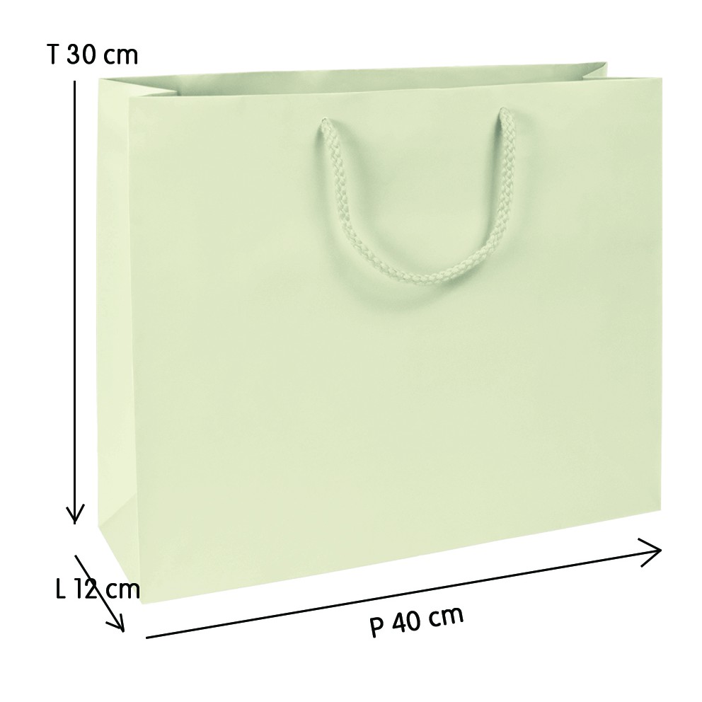 

Paper Bag Ivory 210 gr - Talikur (Putih Polos) (ukuran: 40x12x30 )