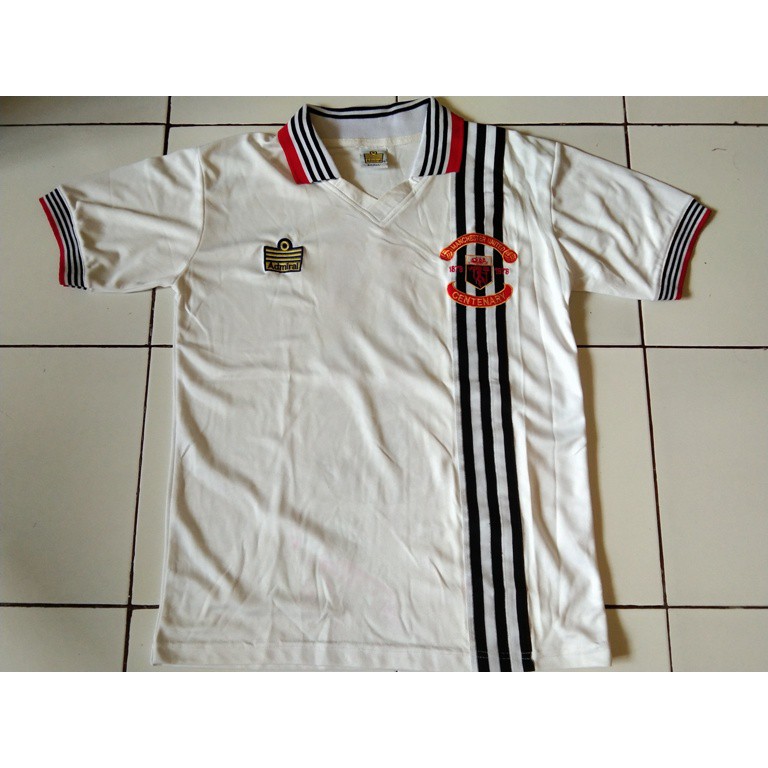 Jersey Manchester Utd/MU Centenary Away 1977/1978 11 KW Thailand Grade Ori