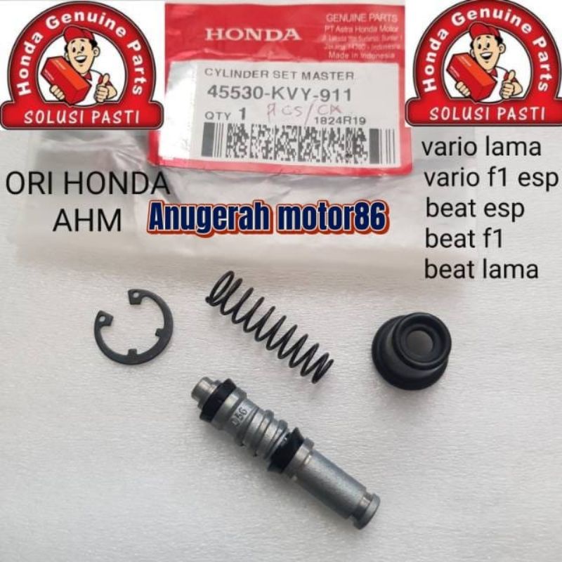 45530-KVY-911 master rem kit cylinder set master vario 110 f1 old beat f1 beat old ori honda AHM