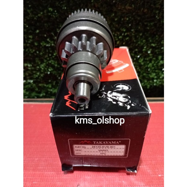 Pinion Stater Starter Vario Beat Lama Scoopy Carbu KVB Takayama