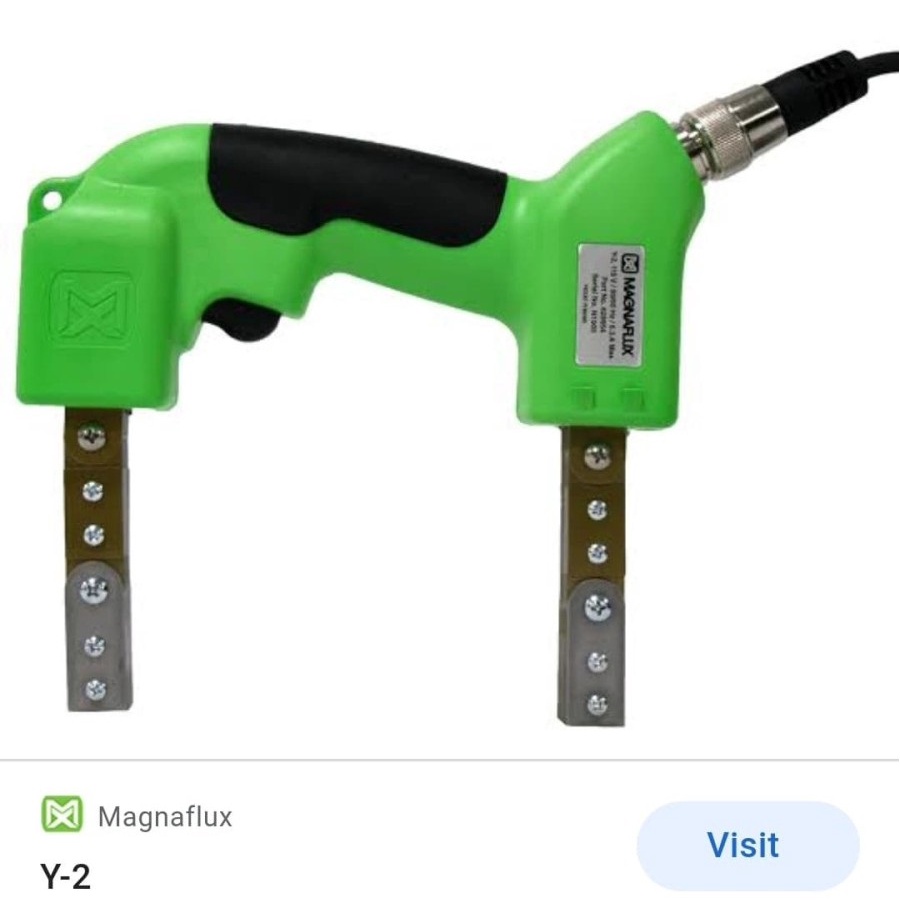 Ndt magnetic particle inspection,Yoke Y2 AC Electromagnetic magnaflux