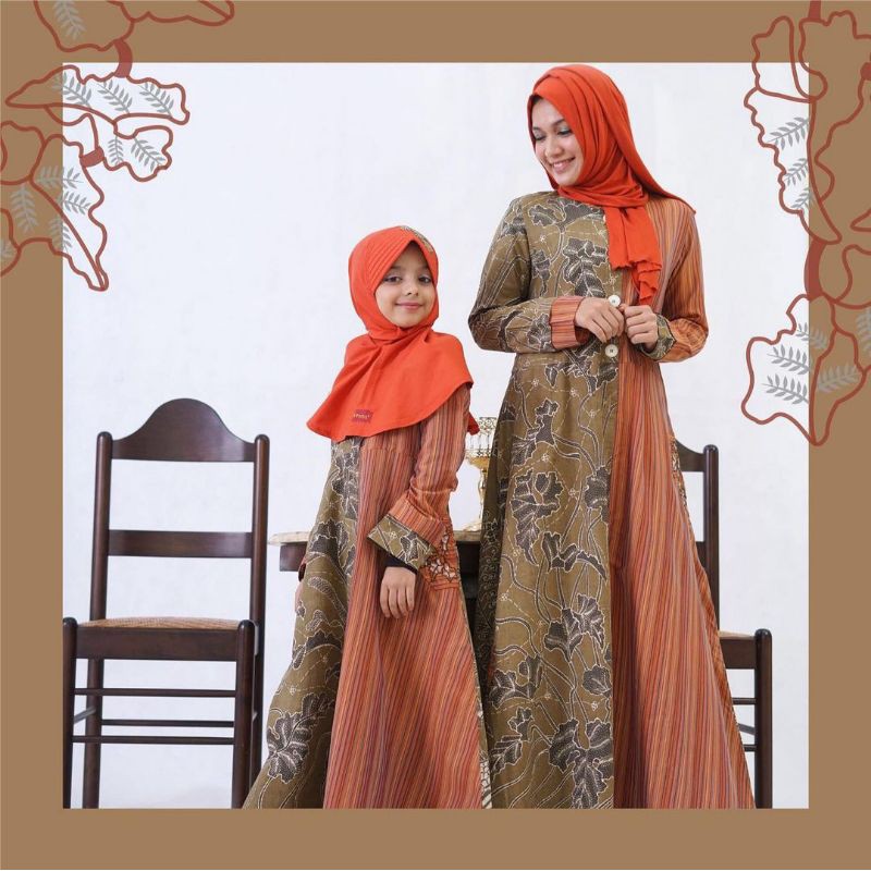 Dannis abaya batik lawasan