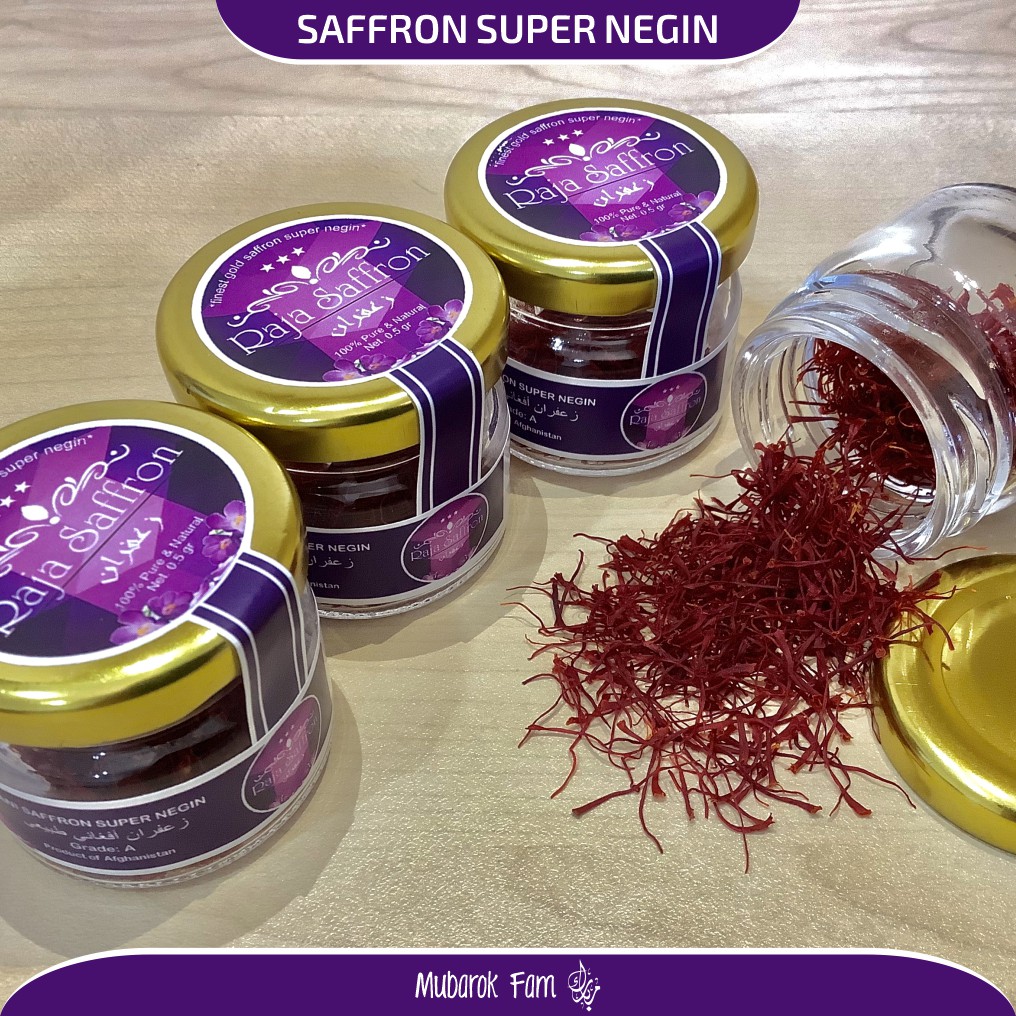 

Mubarok Saffron Super Negin Original Afghanistan Grade A+