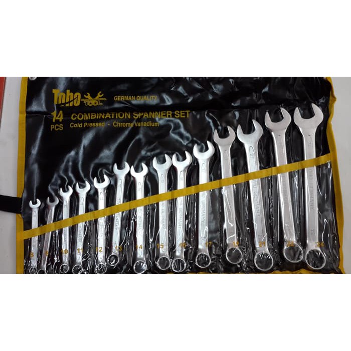 Kunci Ring Pas Set 14 Pcs TOHO