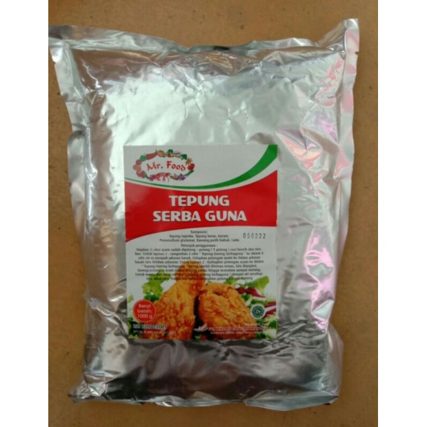 

Tepung Bumbu Serbaguna Mr. Food 1000 gr