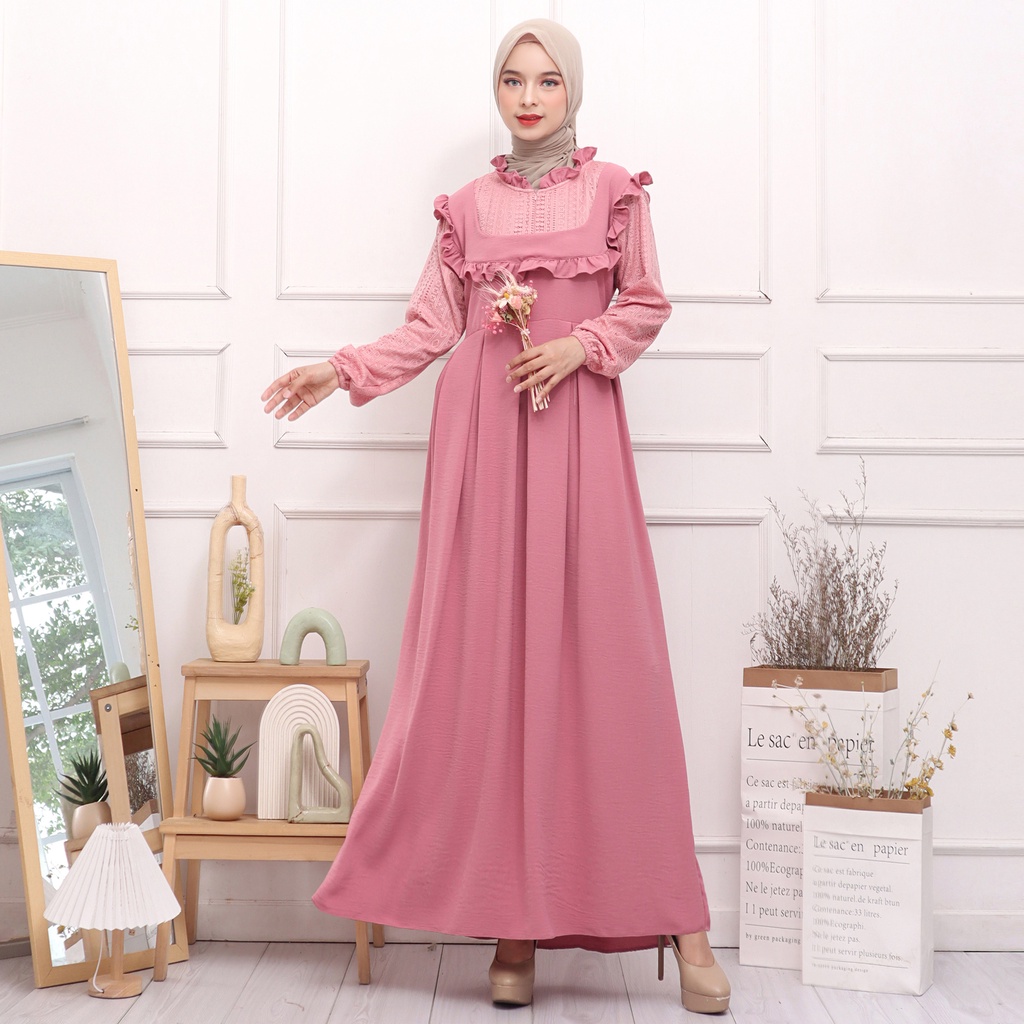 Gamis Maxy Dress Crinkle CKL Aurelia 02
