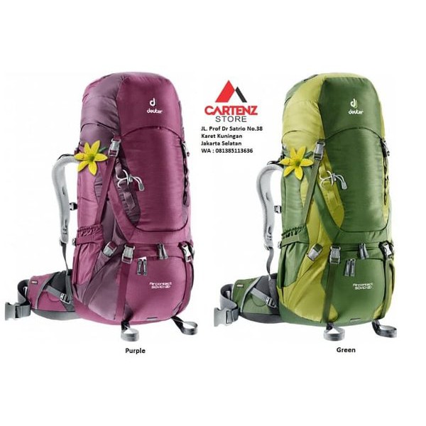 Terlaris  Tas Gunung Keril Carrier Deuter Aircontact 50 10 SL