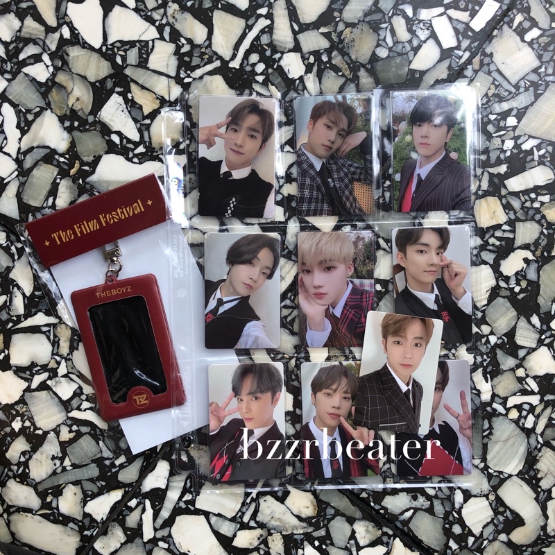 pc card holder merah set (-juyeon) photocard