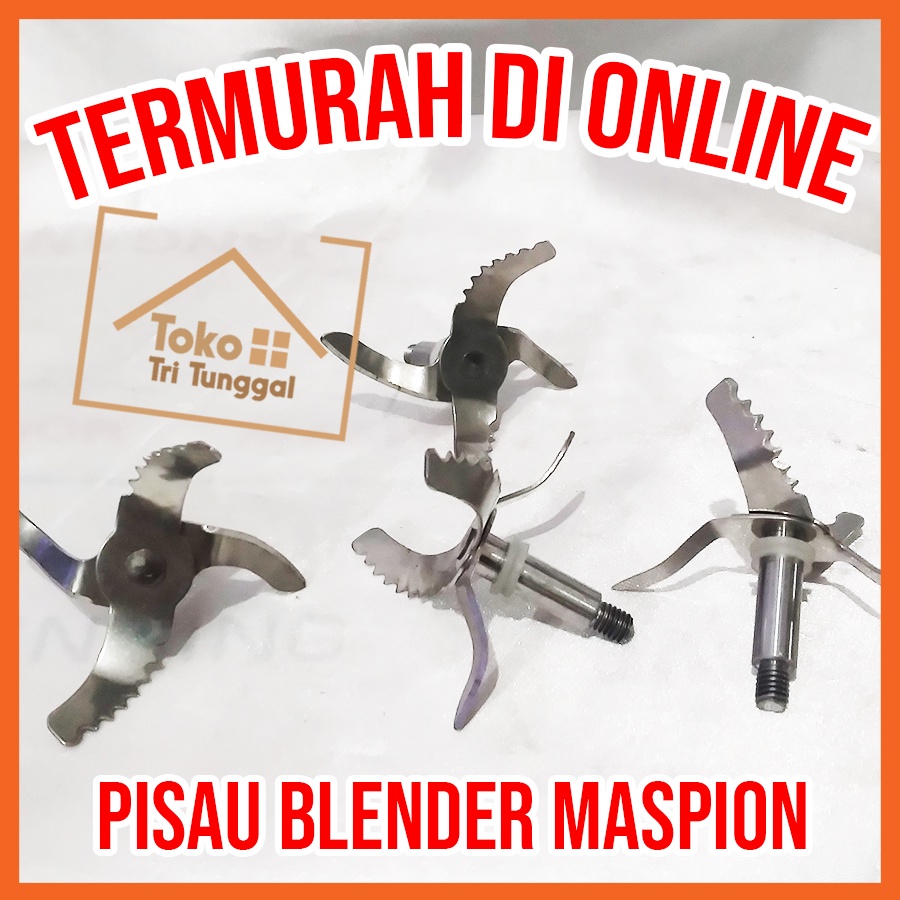 Pisau Blender Maspion Bergerigi Bumbu Basah Gelas Jus Mounting Bawah Gear Copel