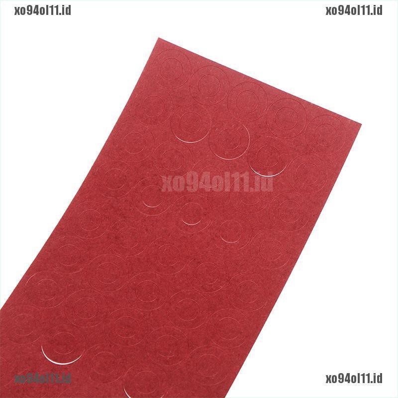 【XO@COD】200pcs 18650 battery insulator insulation ring adhesive cardboard paper red