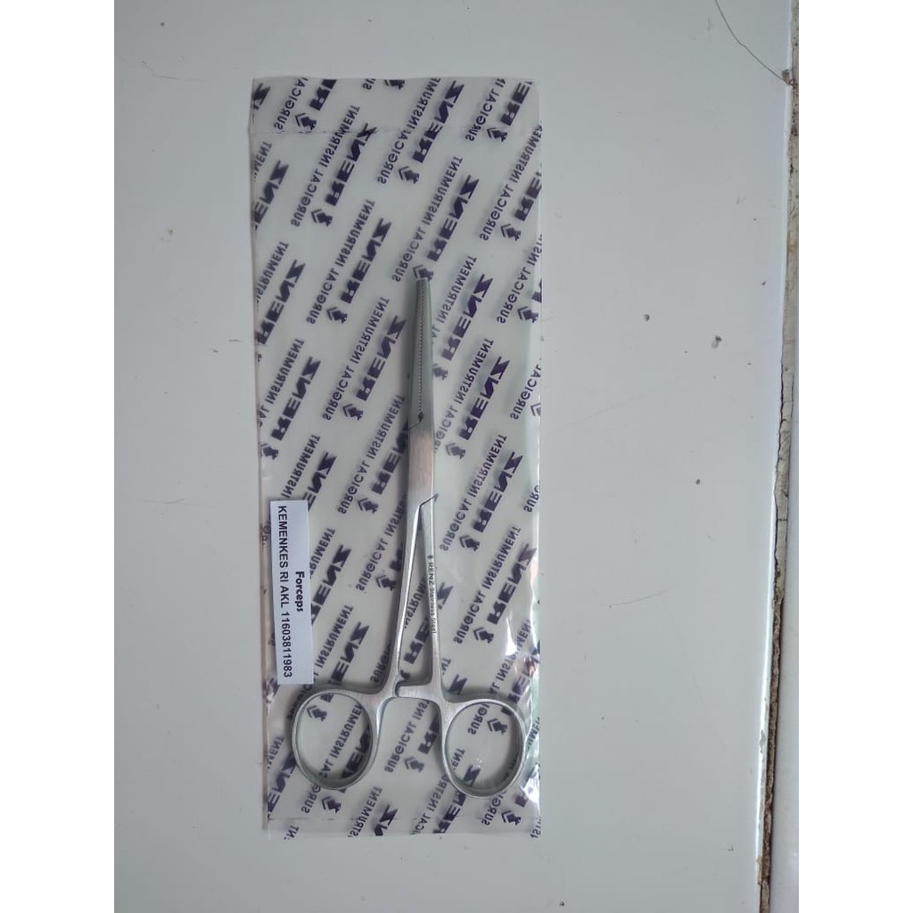 Klem Pean 18 cm renz lurus / bengkok rochester pean lurus pean bengkok klem arteri artery clamp renz