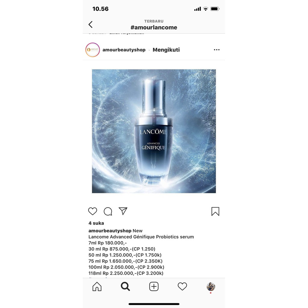 Produk Terbaru - Lancome Advanced Genifique Probiotics Serum 30Ml