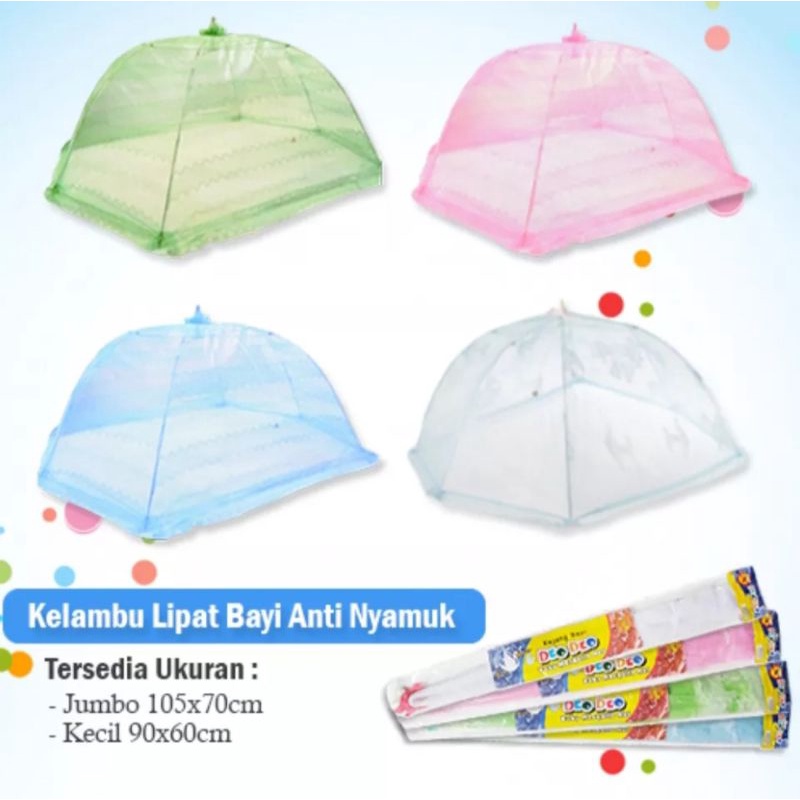kelambu bayi kojong anti nyamuk - kelambu lipat size jumbo&kecil/kado bayi/ kelambu bayi