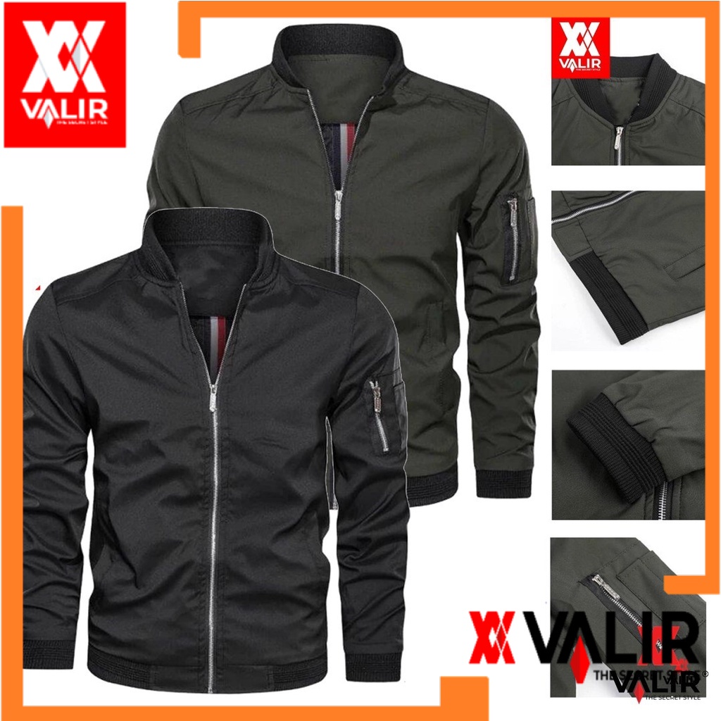 Valir Jaket Pria terbaruJaket Pria terbaru murah  groove Casual Multifungsi Hitam 600gr - 1pcs